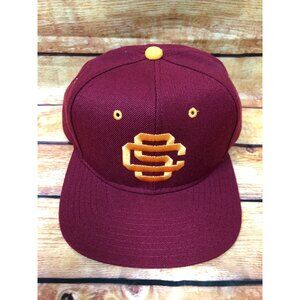 NOS Vintage USC Trojans New Era Pro Model Wool Snapback Hat Cap (b100)
